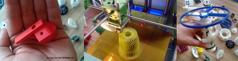 3D-Drucker - druckt vor sich hin