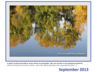 September im naDUr-Wasserkalender 2013